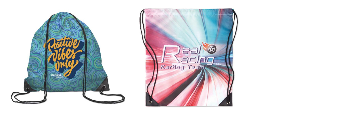 Sacca in poliestere in 210D con angoli in PU