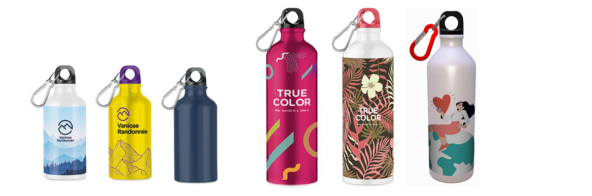 Bottiglie a strato singolo in alluminio